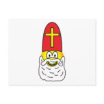 Sinterklaas emoticon  (Dutch version of Santa) postcards