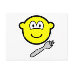 Spork buddy icon   postcards