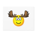 Moose emoticon   postcards
