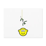 Mistletoe buddy icon boy  postcards