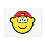 Backward cap buddy icon   postcards