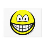 Bald smile   postcards