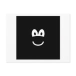 Emoticon in the dark   postcards