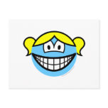 Bubbles smile   postcards