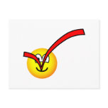 Checked emoticon voting  postcards