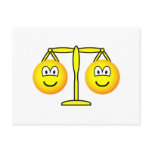 Libra emoticon Zodiac sign  postcards