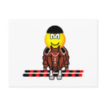 Horse show jumping emoticon Olympic sport Equestrian postcards