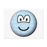 Igloo emoticon   postcards