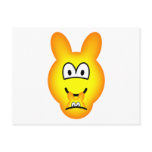 Kangaroo emoticon   postcards