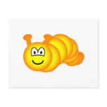 Caterpillar emoticon   postcards