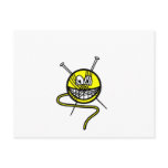 Ball of wool smile   postcards