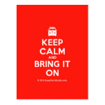 [Campervan] keep calm and bring it on  Postcards