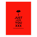 [Two hearts] i just love you xxx  Postcards