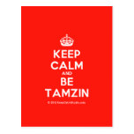 [Crown] keep calm and be tamzin  Postcards