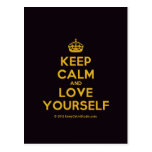 [Crown] keep calm and love yourself  Postcards