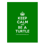 [Crown] keep calm and be a turtle  Postcards
