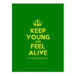[Dancing crown] keep young and feel alive  Postcards