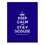 [Knitting crown] keep calm and stay scouse  Postcards