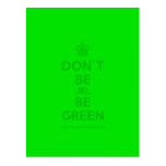 [Cupcake] don't be jel be green  Postcards