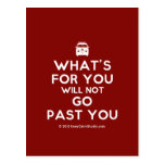 [Campervan] what's for you will not go past you  Postcards