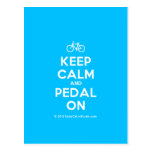 [Bicycle] keep calm and pedal on  Postcards