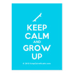 [Skateboard] keep calm and grow up  Postcards