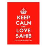 [Crown] keep calm and love sahib  Postcards