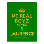 [Crown] me real boyz wade & laurence  Postcards