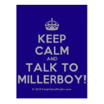 [Crown] keep calm and talk to millerboy!  Postcards