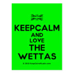 [UK Flag] keepcalm and love the wettas  Postcards