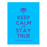 [Crown upside down] keep calm and stay true  Postcards