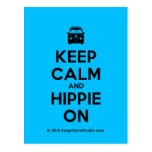 [Campervan] keep calm and hippie on  Postcards