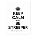[Crown] keep calm and be streeper  Postcards