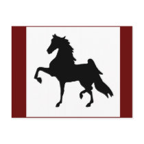 Postcards - American Saddlebred Silhoutte