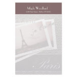 Postcards from Paris Personalized Paper Personalized Stationery
