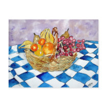 postcards fruit basket still life art post cards by dereklovessheila postcards fruit basket still life art post cards