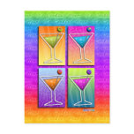 Postcards - Pop Art Martinis