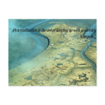 Postcards: Procrastination is the art of keeping u