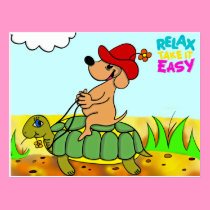 POSTCARDS "tortle and dog" postcards