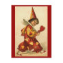 harlequin, clown, valentine, hearts, red, gold,