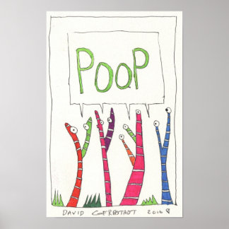 Poop Posters, Poop Prints, Art Prints, &amp; Poster Designs | Zazzle