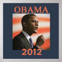 Poster 2012 de Obama