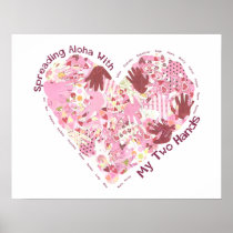 Poster 20x16: Spreading Aloha