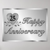 Poster - 25th Anniversary - Silver