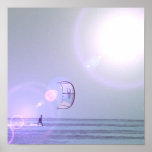 Poster a solas de Kiteboarder