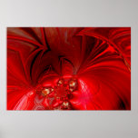 Poster Abstract Art Red Stage 3