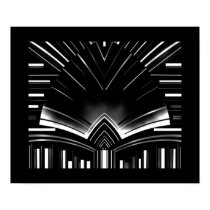 Poster Abstract Art Silver Stripe Bend posters by Darling_Gifts Poster Abstract Art Silver Stripe Bend posters