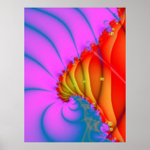 Poster abstracto rojo del mundo 3d