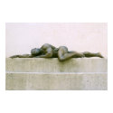 Poster, ADONIS SLEEPS- horizontal flip version print