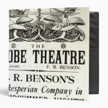 Poster advertising 'A Midsummer Night's Dream' 3 Ring Binders